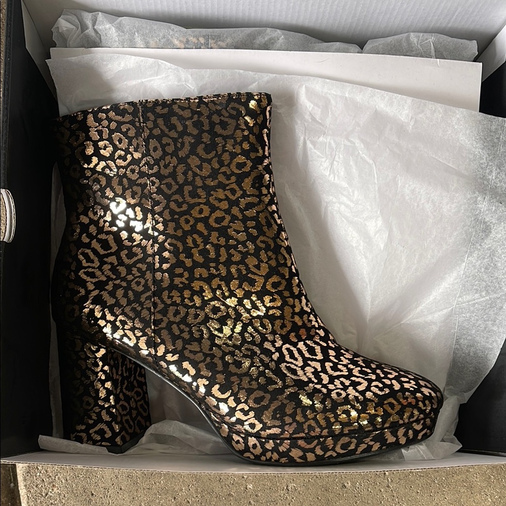 Torrid Brown and Black Heeled Boots